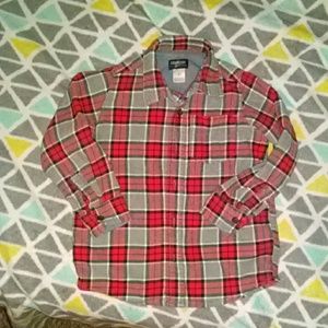 OshKosh B'gosh long sleeve red/flannel shirt size6